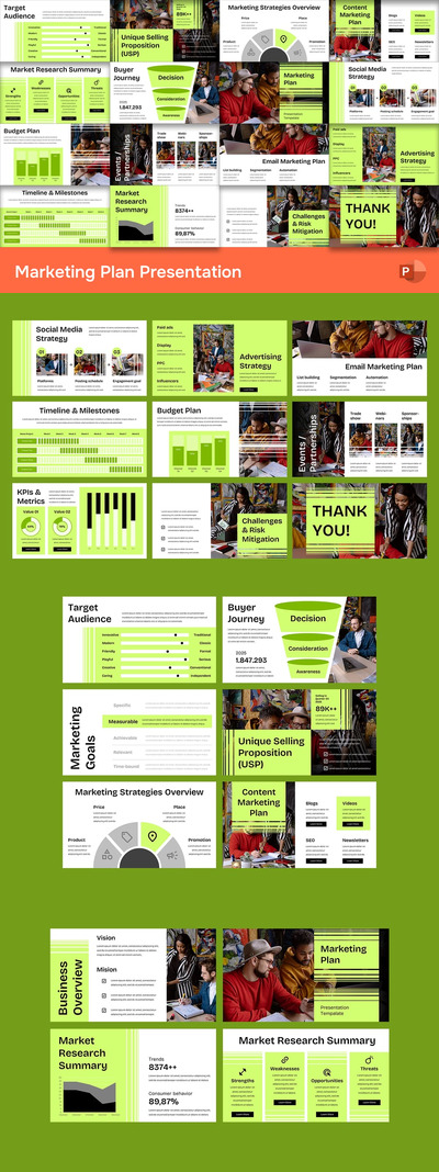 营销计划PPT模板(PPTX)