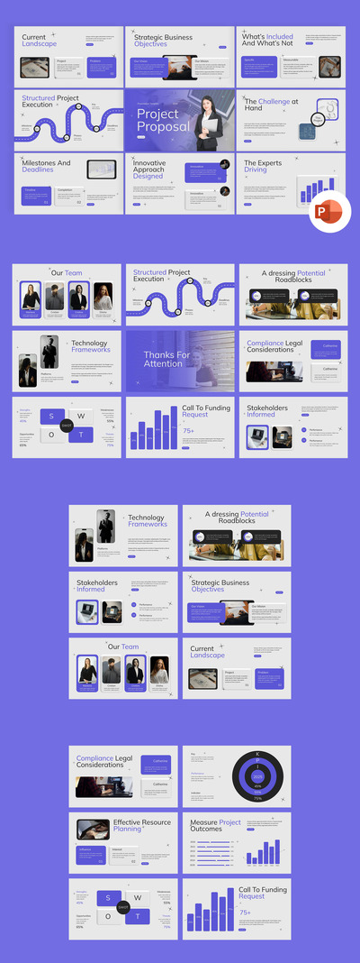 项目建议PPT模板 (PPTX)