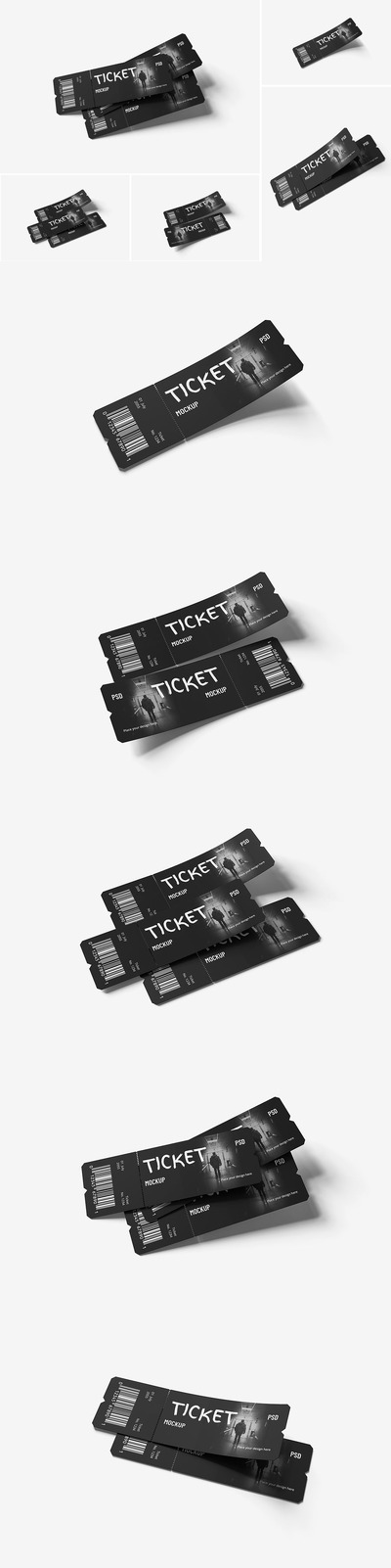 门票模型样机 (PSD)