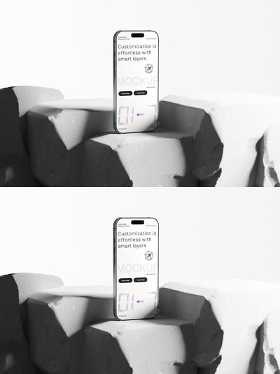 极简主义手机样机 (PSD)