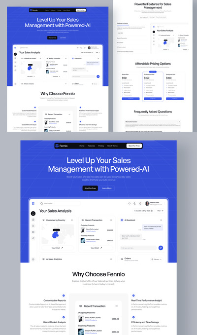 AI管理网站UI模板 (FIG)