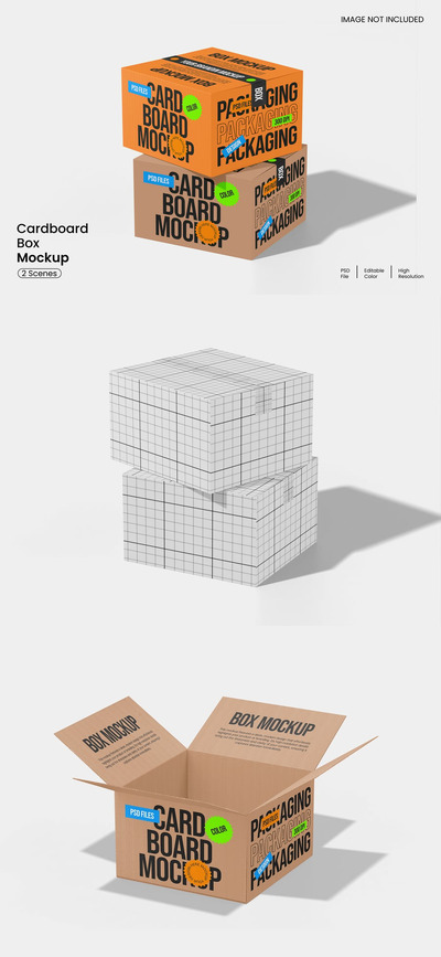 纸板箱模型样机 (PSD)