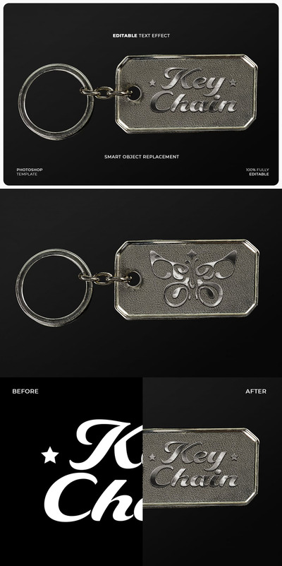 金属钥匙扣模型样机 (PSD)