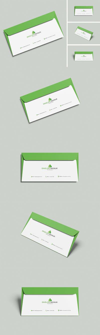 信封模型样机 (PSD,PDF)