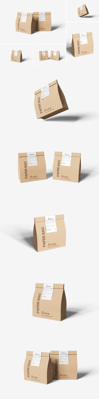 纸袋模型样机 (PSD)