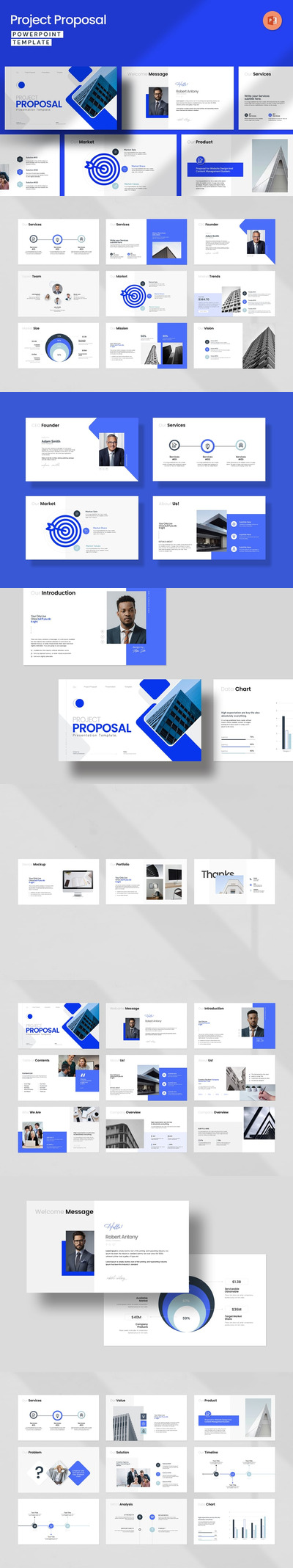 项目提案PPT模板 (PPTX)