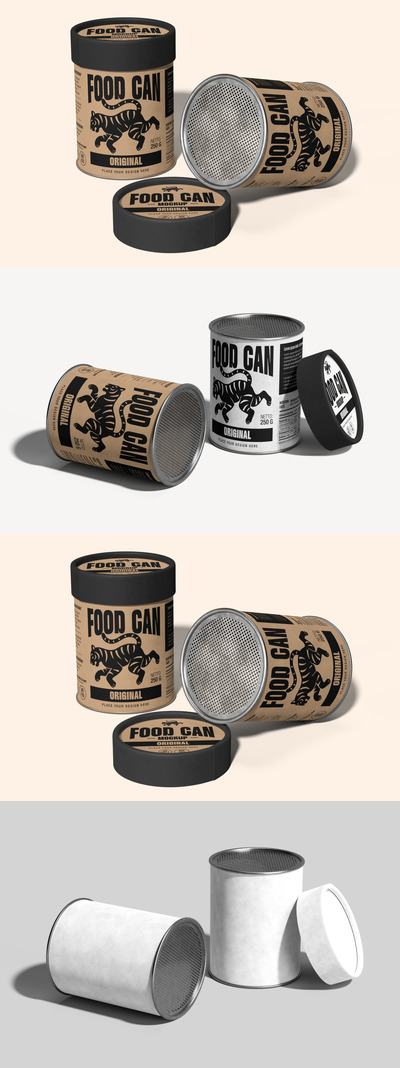 食物罐子模型样机 (PSD)