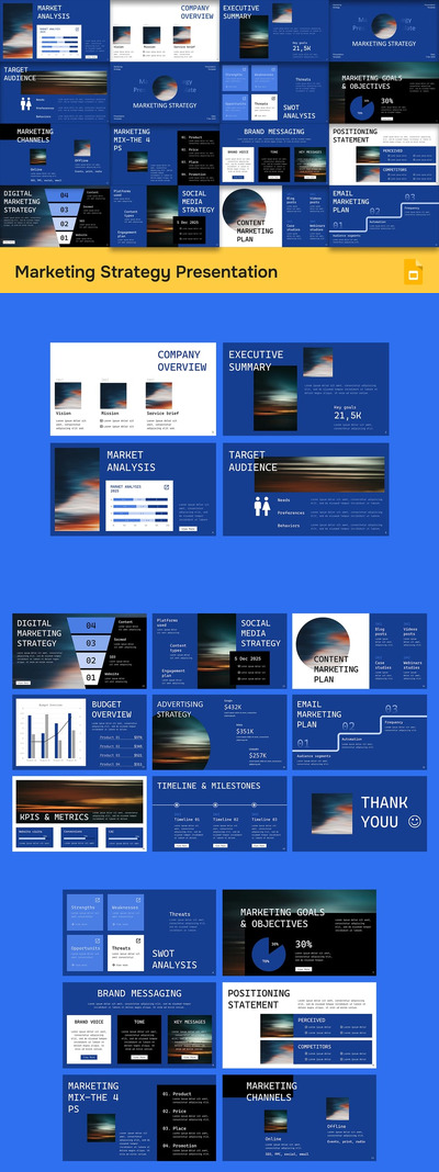 营销策略PPT模板 (PPTX)