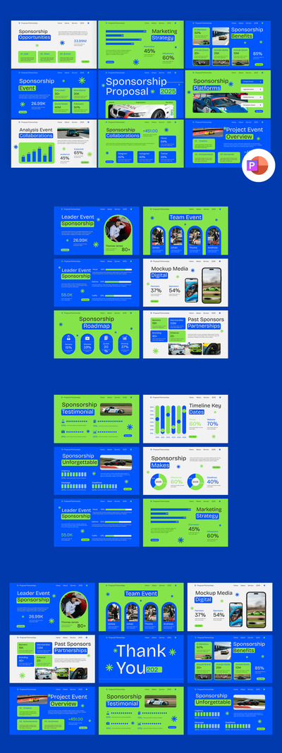 安全品牌交易和资金赞助PPT模板 (PPTX)