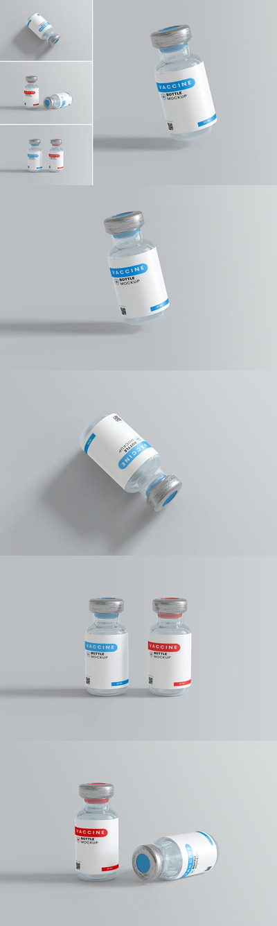 疫苗瓶模型样机 (PSD,PDF)