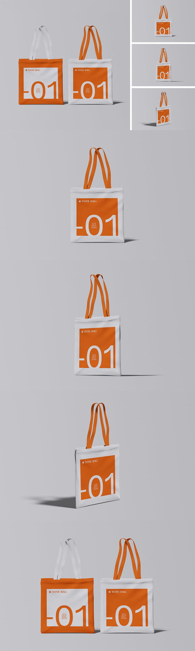 手提袋模型样机 (PSD)