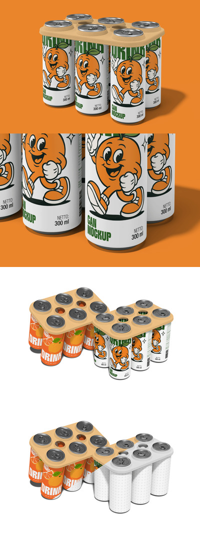 一打装啤酒样机 (PSD)