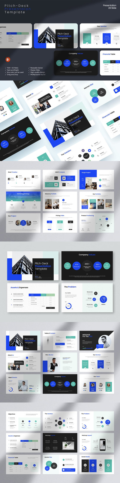 商业路演PPT模板 (PPTX)