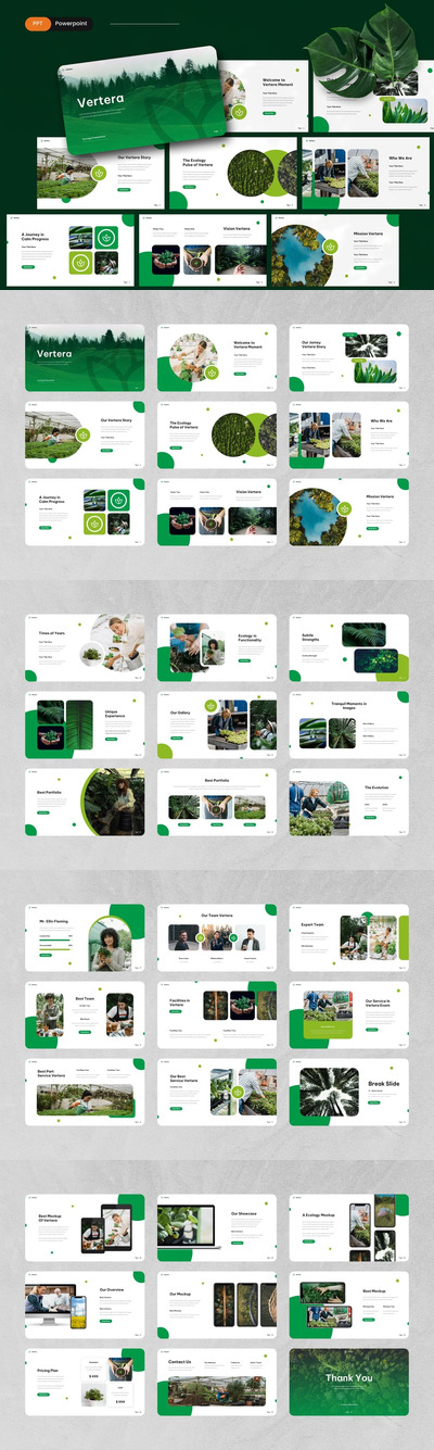 生态学PPT模板 (PPTX,PPT)