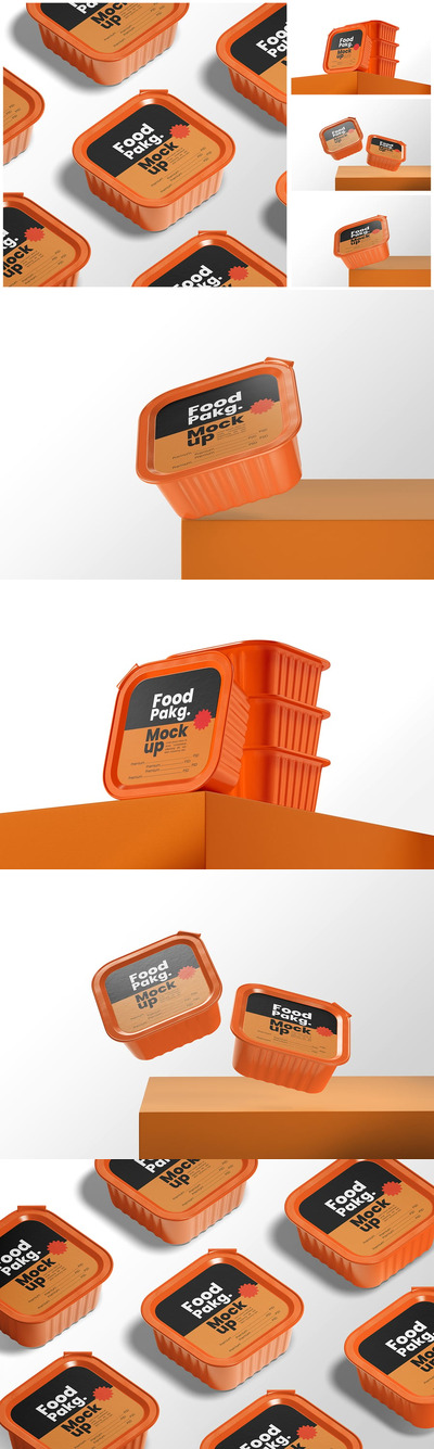 食物包样式样机 (PSD)