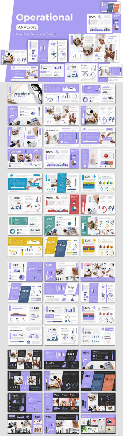 操作分析PPT模板 (PPTX)