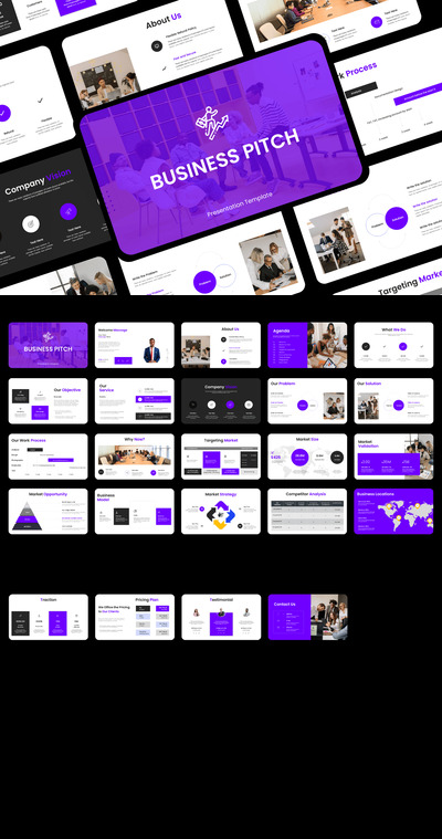 招商/融资演讲模板PPT模板 (PPT,PPTX)