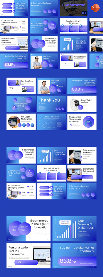 电子商务PPT模板 (PPTX)