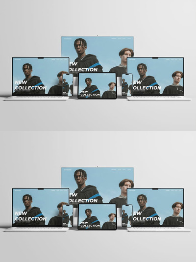 多设电脑备模型样机 (PSD,PDF)