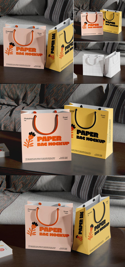 纸袋模型样机 (PSD)