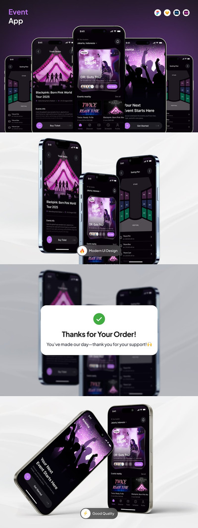 资讯活动事件应用APP UI KIT (FIG,XD,SKETCH,PSD)