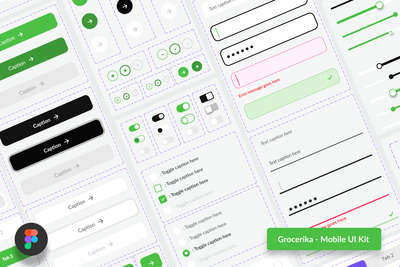 移动应用APP UI kit (FIG)