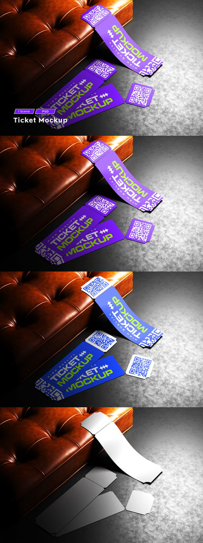 门票模型样机 (PSD)