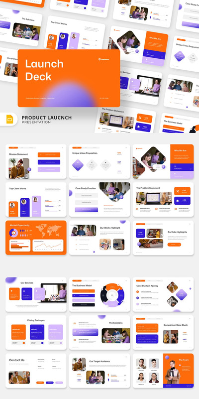 项目启动PPT模板 (PPTX)