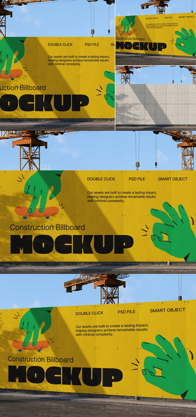 广告牌模型样机 (PSD)