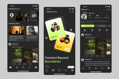 社交媒体 APP UI KIT (FIG)