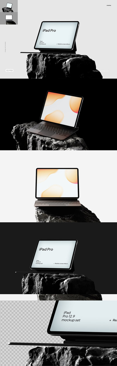 iPad模型站样机 (PSD)