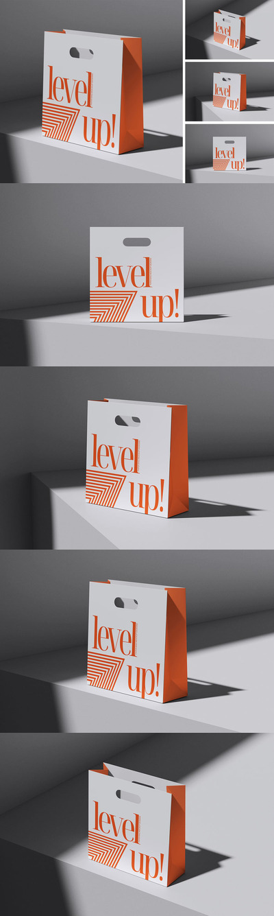 纸袋模型样机 (PSD)