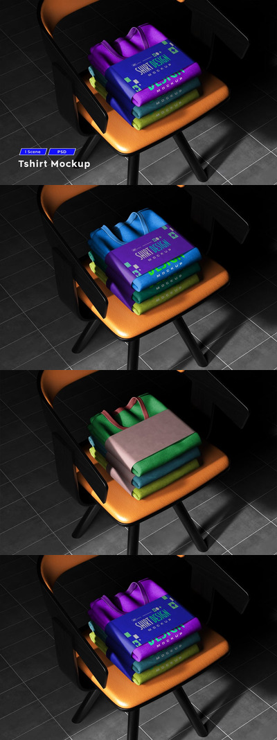 T恤模型样机 (PSD)
