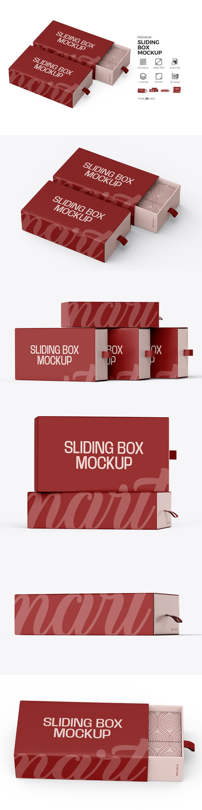 幻灯片模型样机 (PSD)