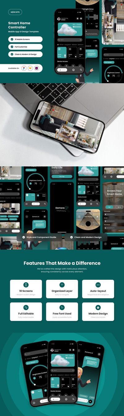 智能家居APP UI KIT