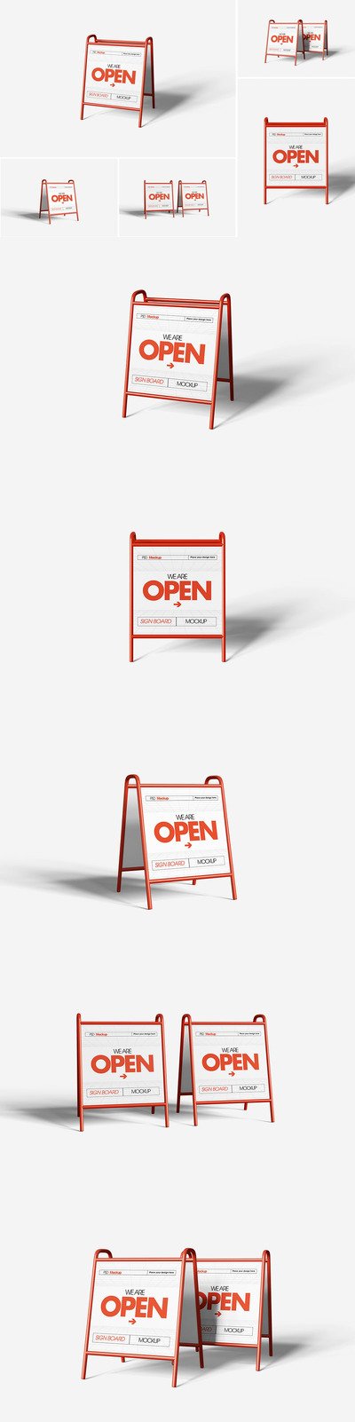 招牌模型样机 (PSD)