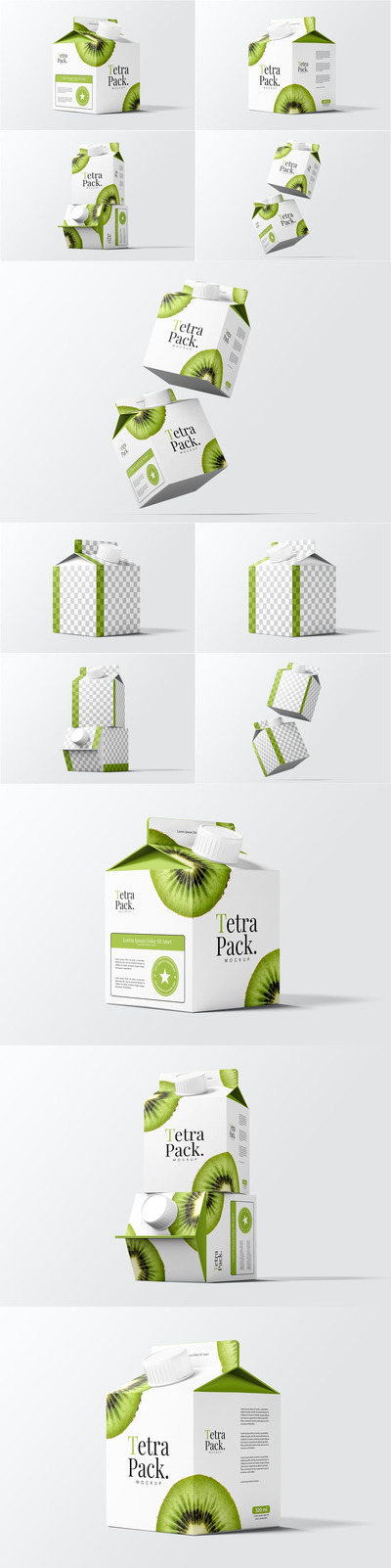 果汁包装设计模型样机 (PSD)