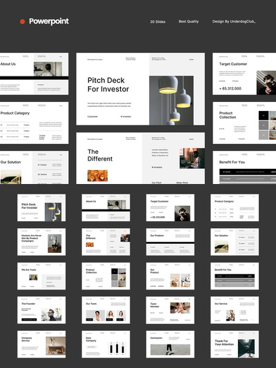 投资者演讲路演PPT模板 (PPTX,PPT)