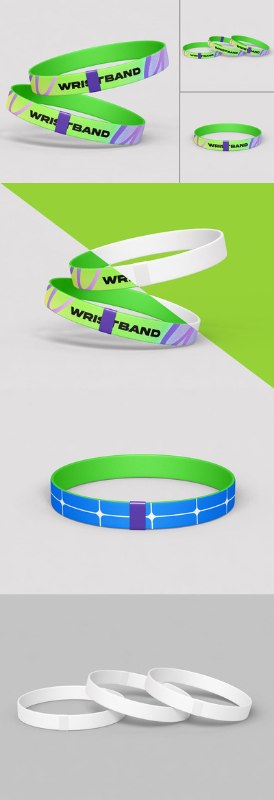 硅胶腕带模型套件样机 (PSD)