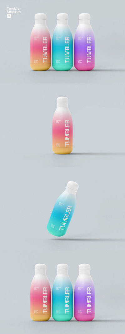 瓶子样机模型样机 (PSD)