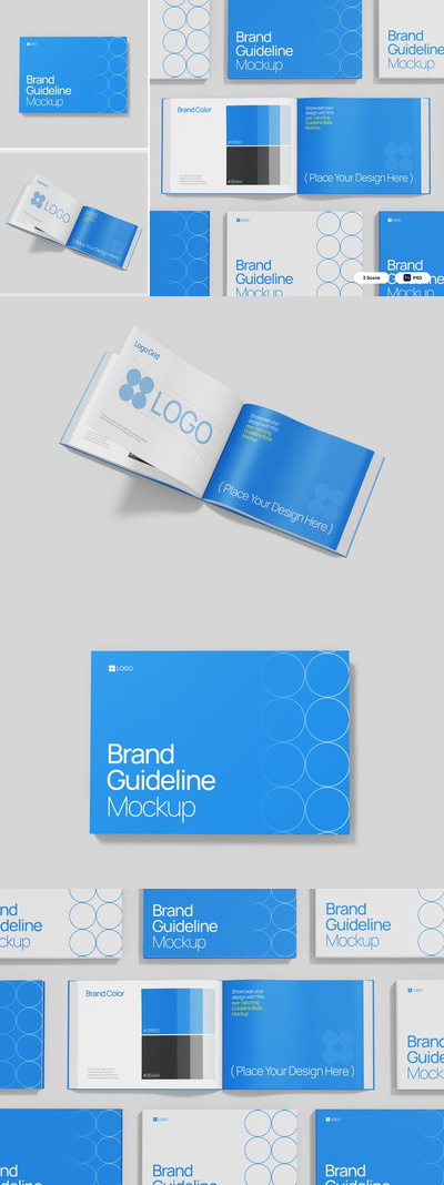 品牌指南模型样机 (PSD)