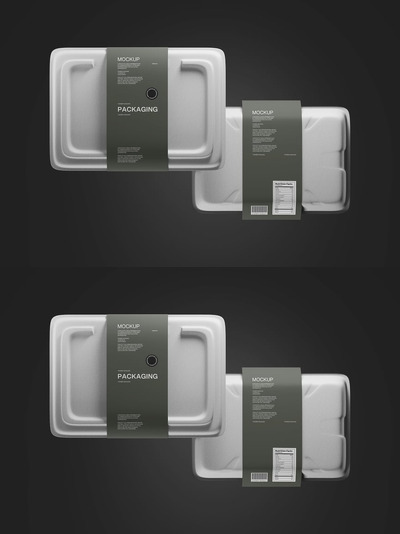 食品容器套筒包装模型样机