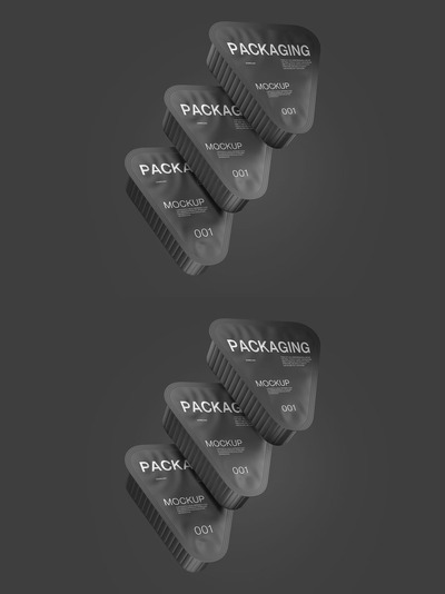 食品容器模型模板样机 (PSD)