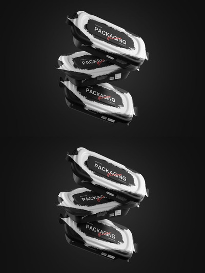 冰淇淋包装浴缸模型样机 (PSD)