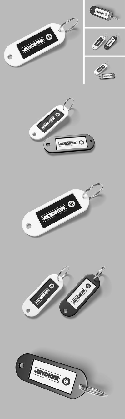 钥匙扣模型样机 (PSD,PDF)