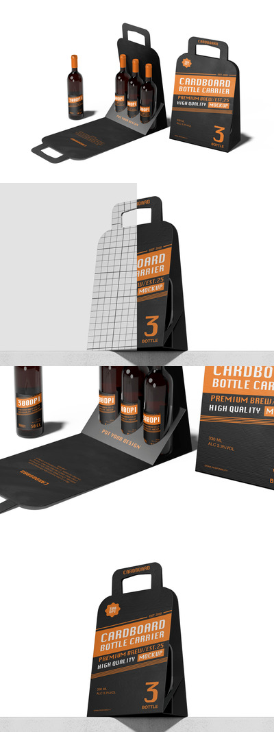 纸板瓶载体样机 (PSD)
