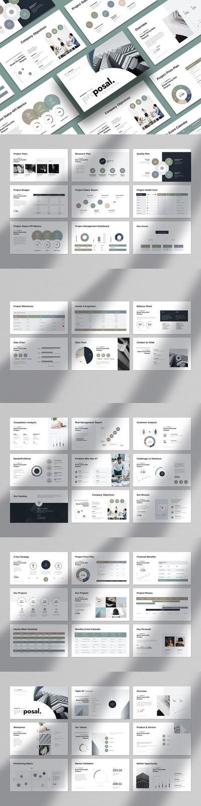 业务项目提案PPT模板 (PPTX)