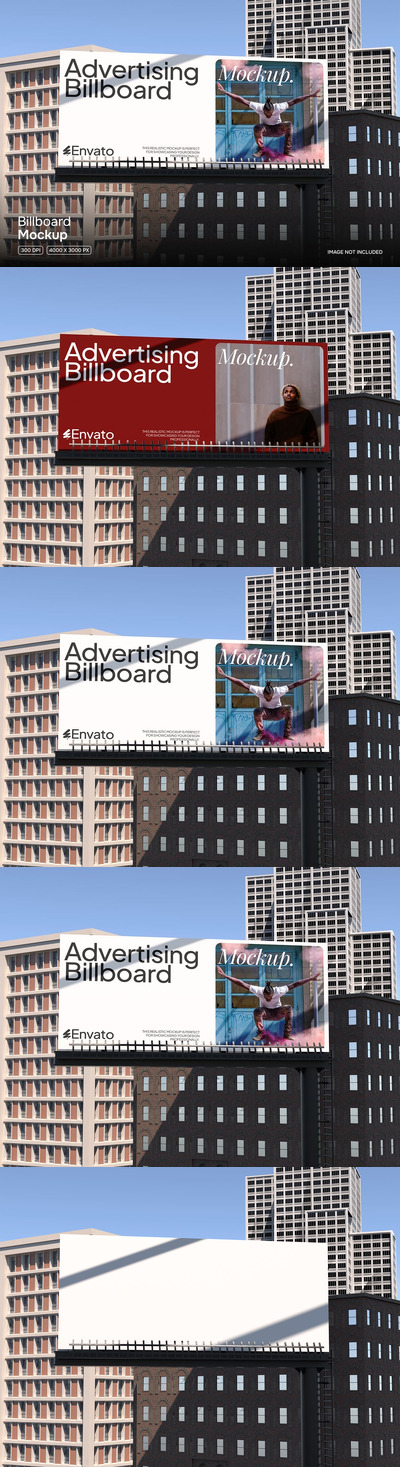 广告牌模型样机 (PSD)