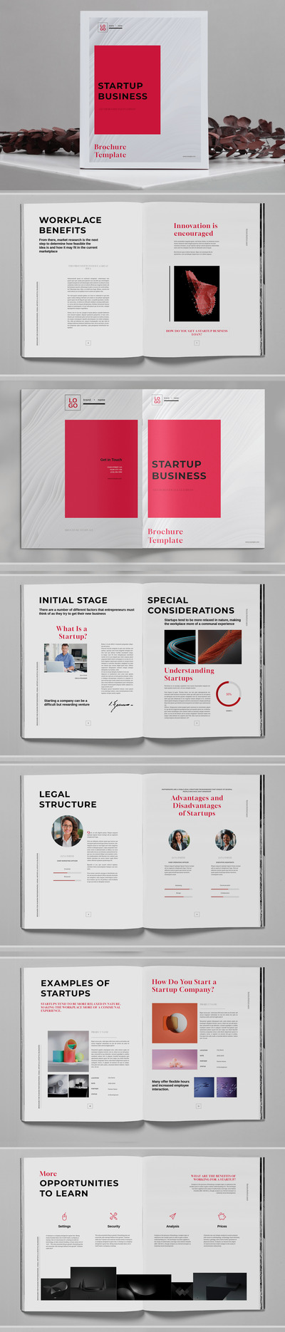 公司手册画册模板 (INDD)