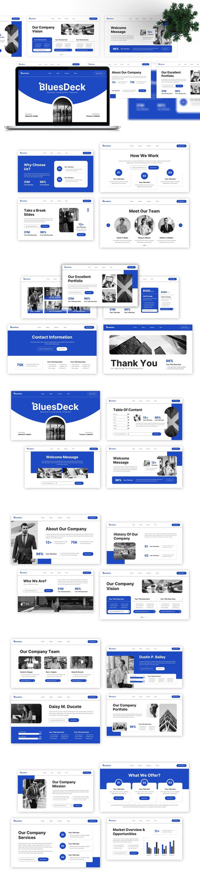 业务介绍PPT模板 (PPT,PPTX)